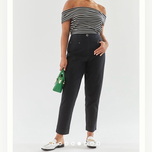 Maeve Pants - Maeve by Anthropologie Cigarette Pants-Size 6-Black